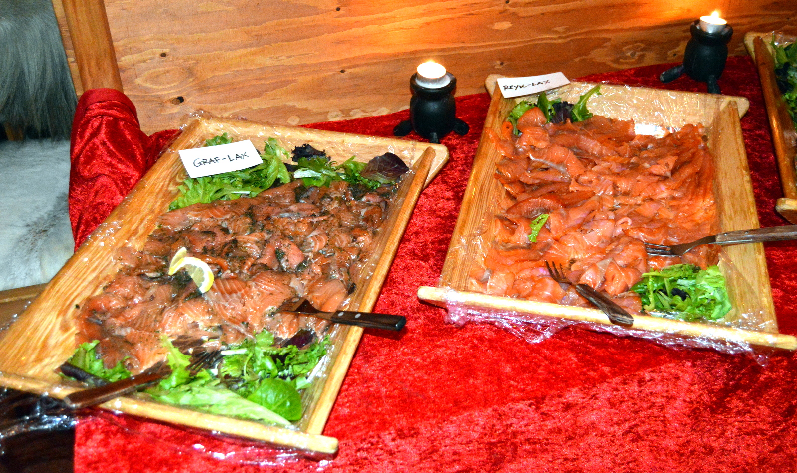 A lovely Christmas Buffet at Fjörukráin Viking Restaurant in Iceland