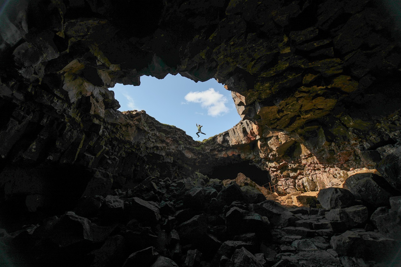 The Lava Tunnel | Raufarholshellir Caving Tour | Guide to Iceland