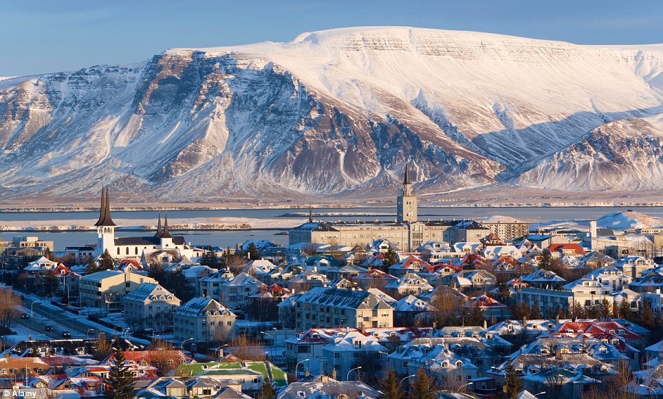 冰岛首都雷克雅维克景色