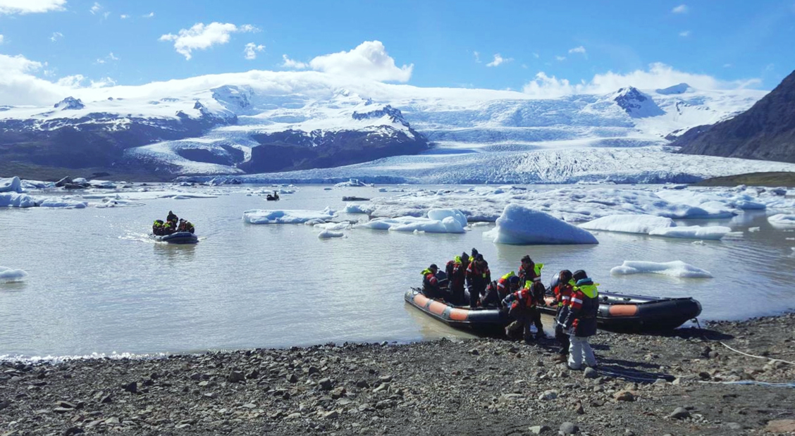 Boat Tour on Fjallsarlon Glacier Lagoon | Guide to Iceland