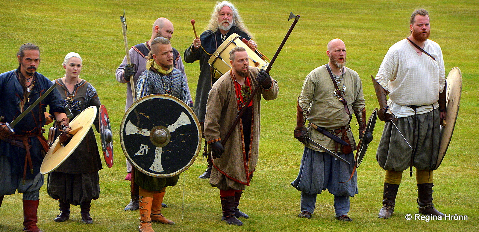 the annual viking festival in hafnarfjrur town in iceland