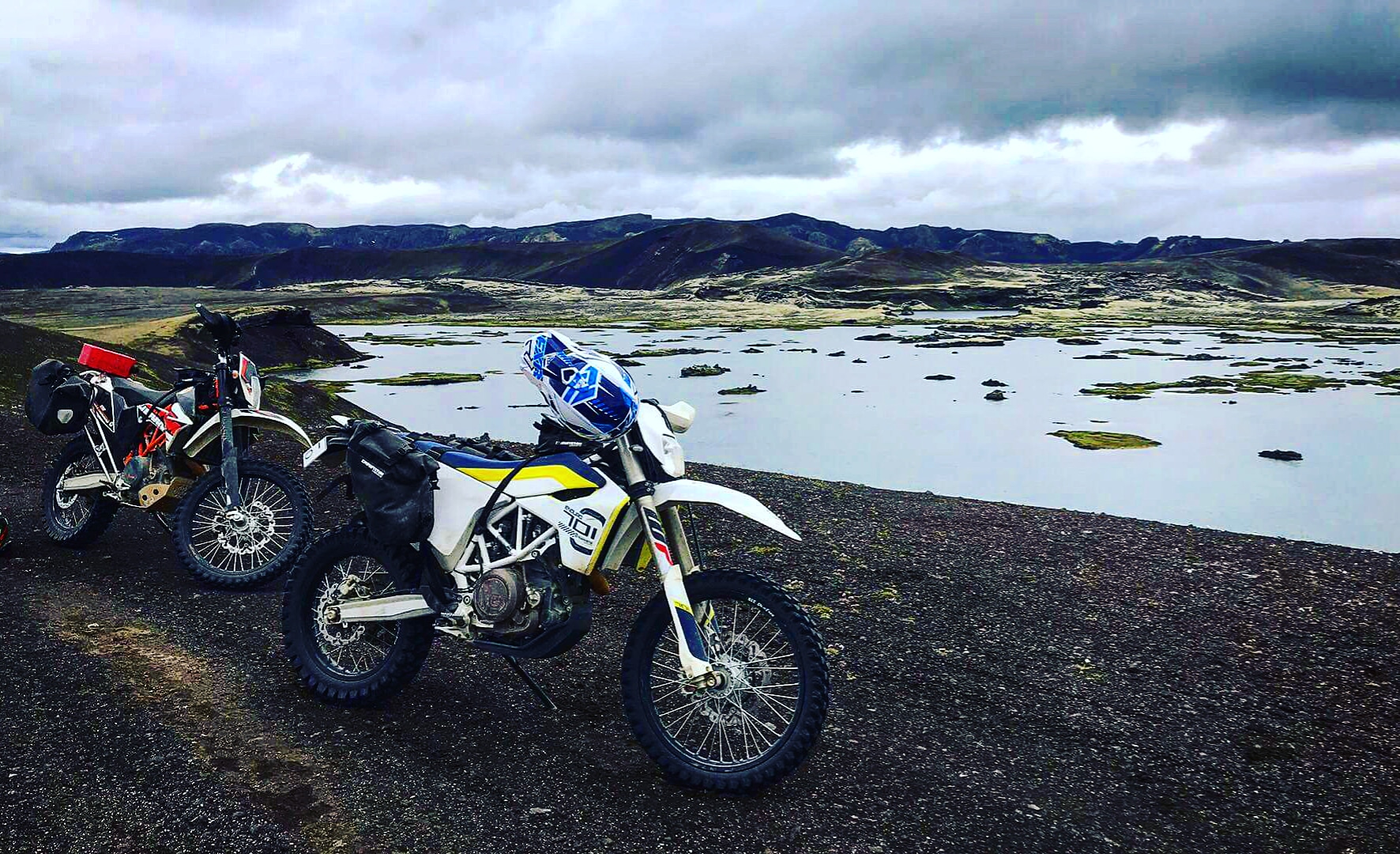 motorcycle trip in iceland