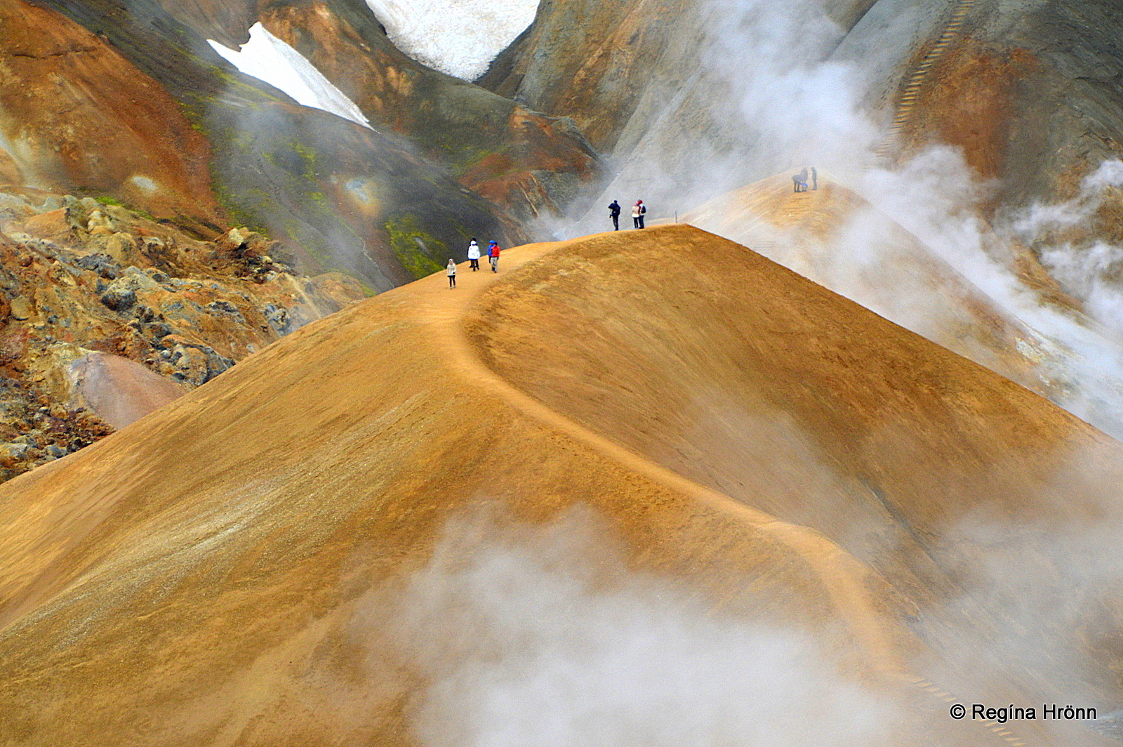 A Fascinating Hike Through The Geothermal Area Of Hveradalir In Mt 