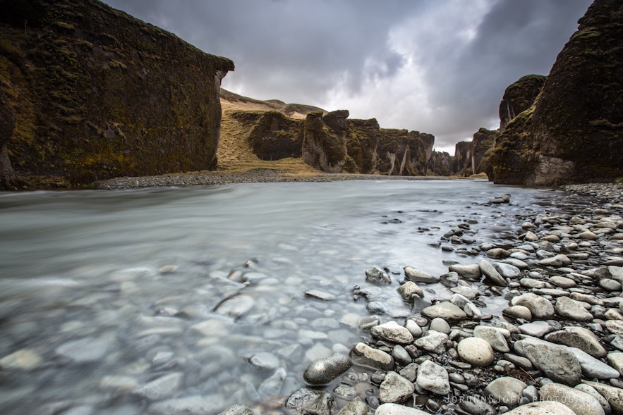 Fjarðarárgljúfur canyon south Iceland